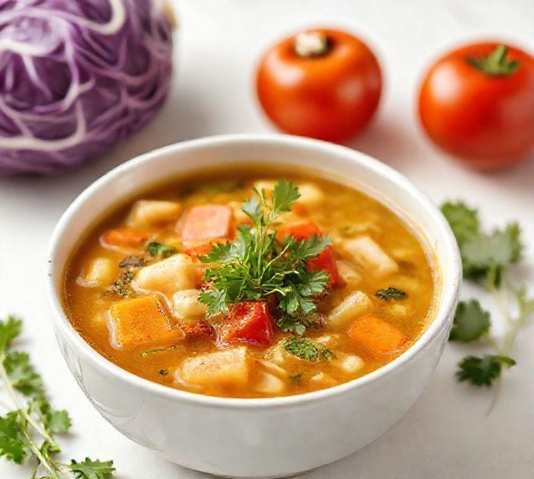 cabbage soup vegetarian recipe
