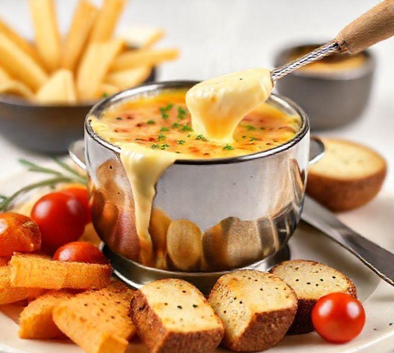 cheese fondue vegetarian recipe