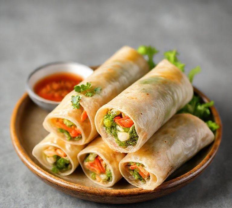 chinese spring roll vegetarian recipe