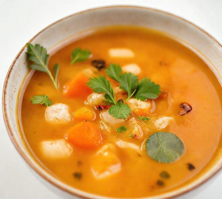 clear soup vegetarian recipe