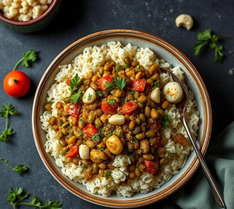 green lentil vegetarian recipe