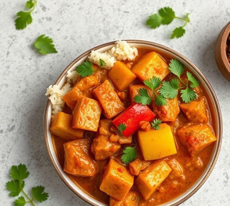 healthy curry vegetarian recipe