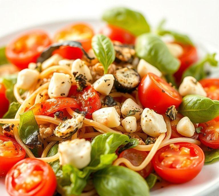 italian salad vegetarian recipe