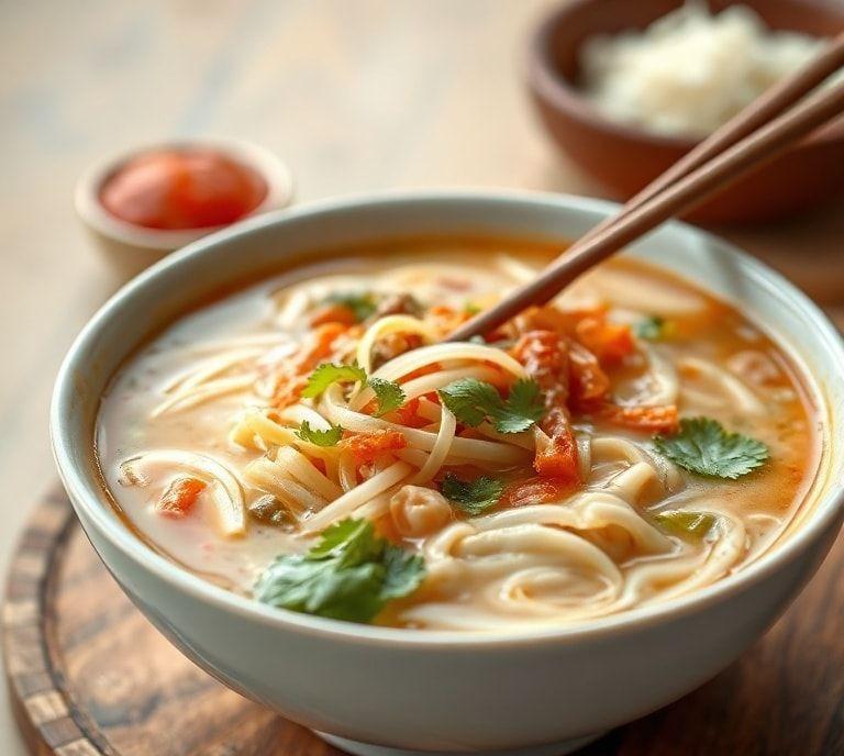 khow suey vegetarian recipe