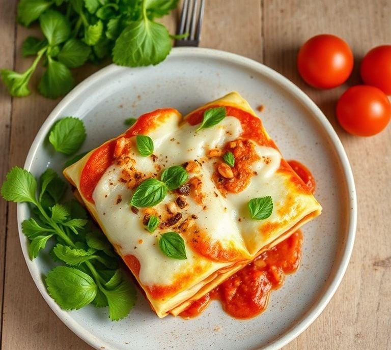 lasagna roll ups vegetarian recipe