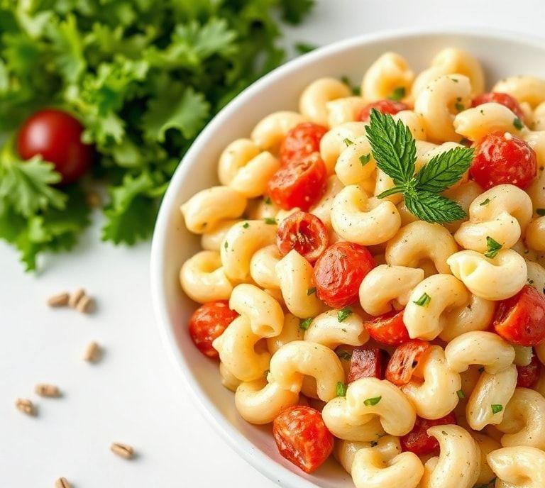 macaroni salad vegetarian recipe