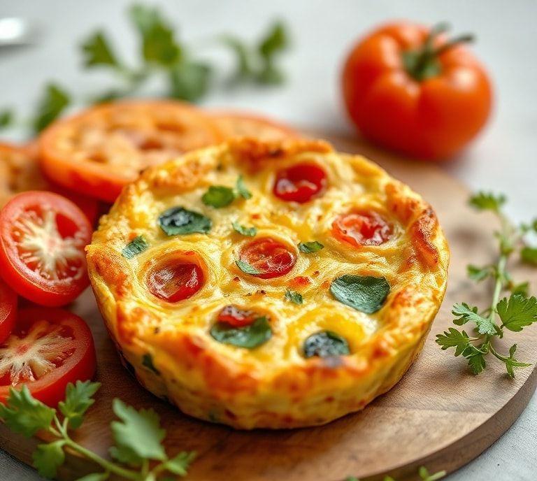 mini frittata vegetarian recipe