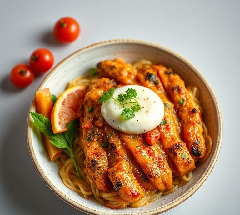 omurice vegetarian recipe