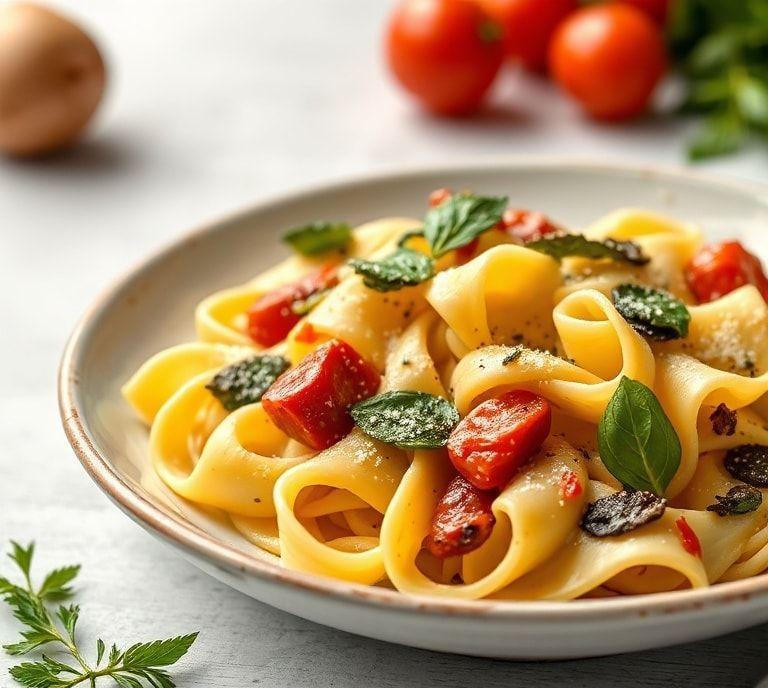 pappardelle pasta vegetarian recipe