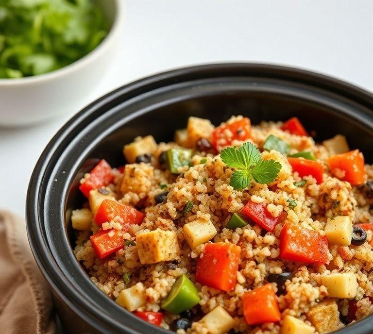 quinoa slow cooker vegetarian recipe