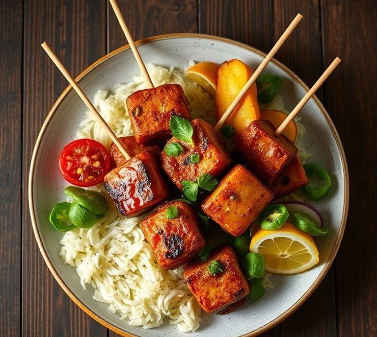 satay vegetarian recipe