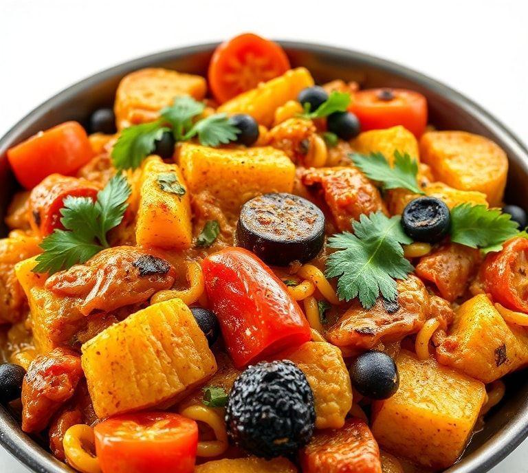 spanish paella vegetarian recipe