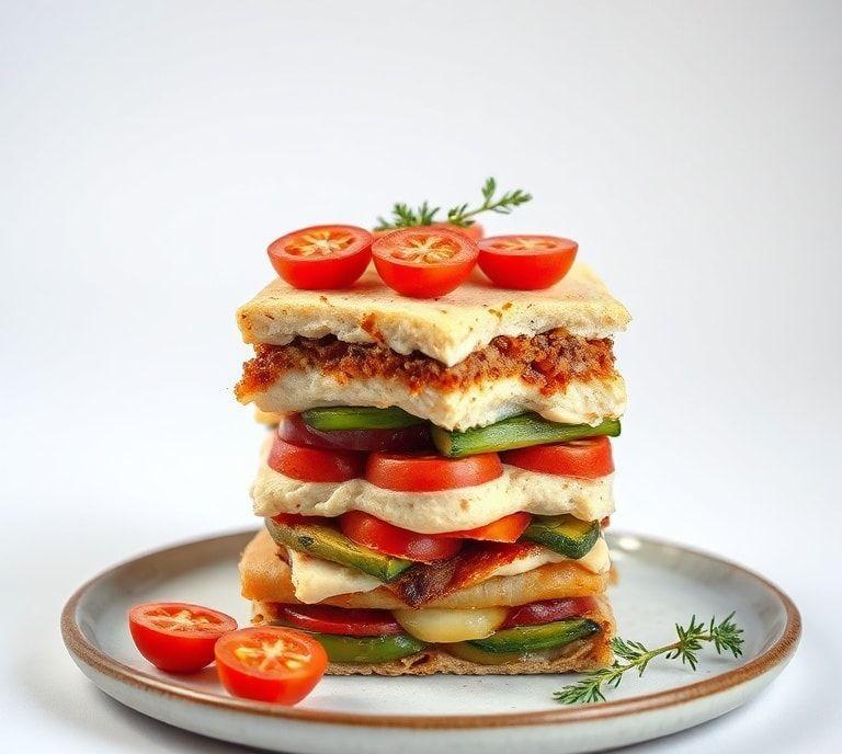 strata vegetarian recipe