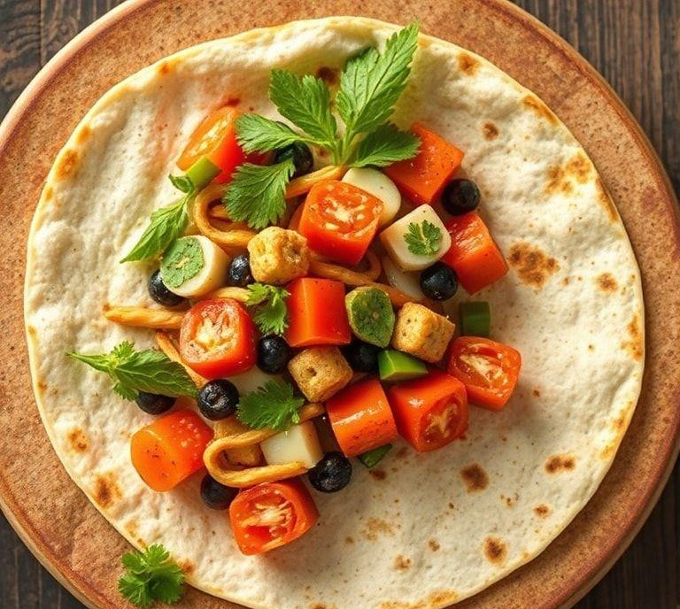 tortilla wrap vegetarian recipe
