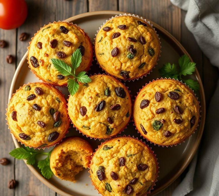 vegetarian breakfast muffins recipe
