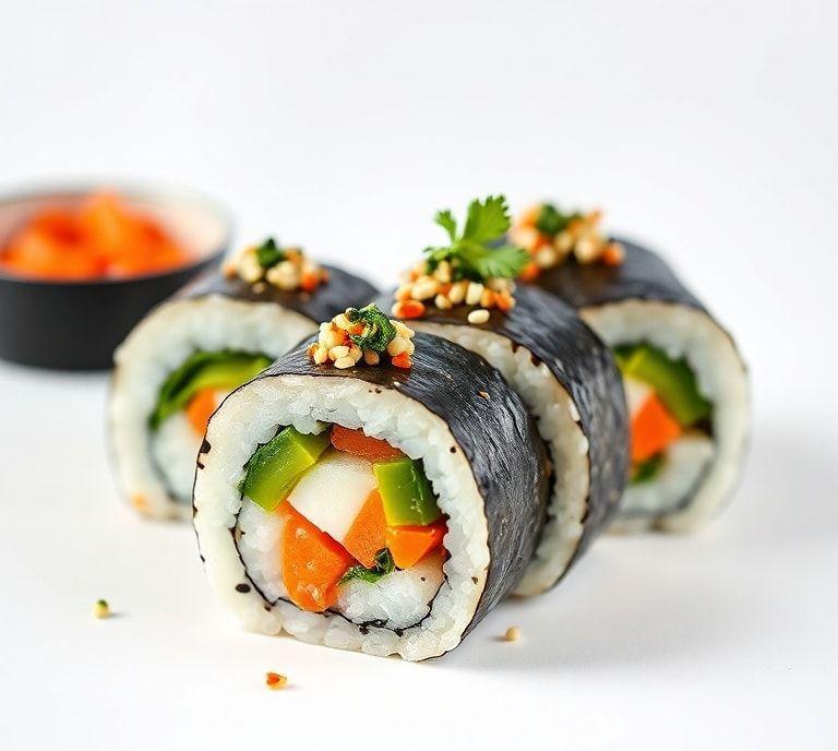 vegetarian california roll sushi recipe