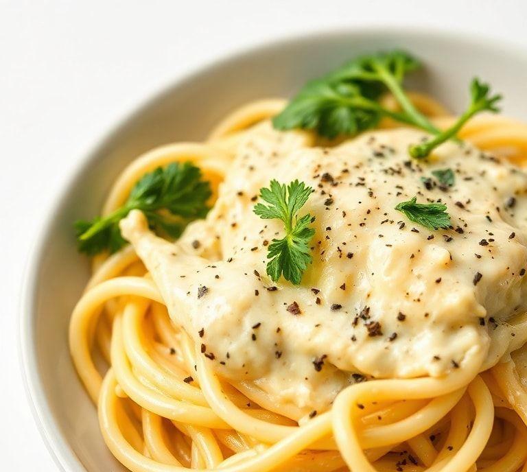 vegetarian fettuccine alfredo recipe