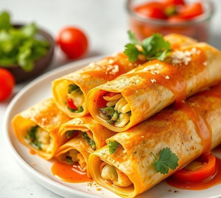 vegetarian flautas recipe