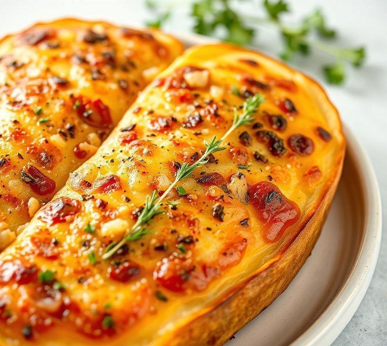 vegetarian garlic bread recipe