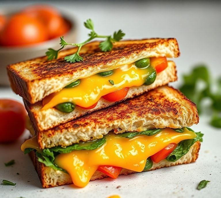 vegetarian grilled cheese recipe