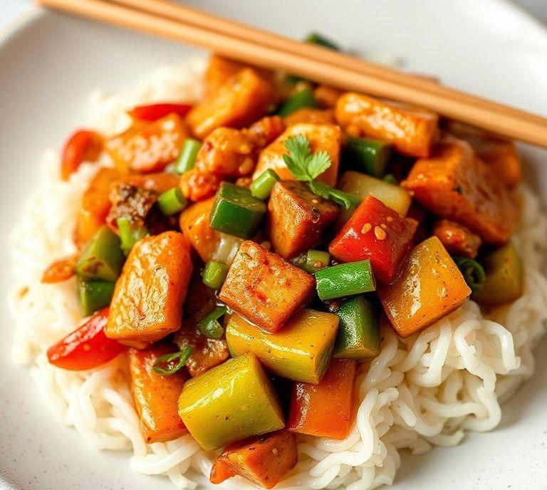 vegetarian kung pao tofu recipe