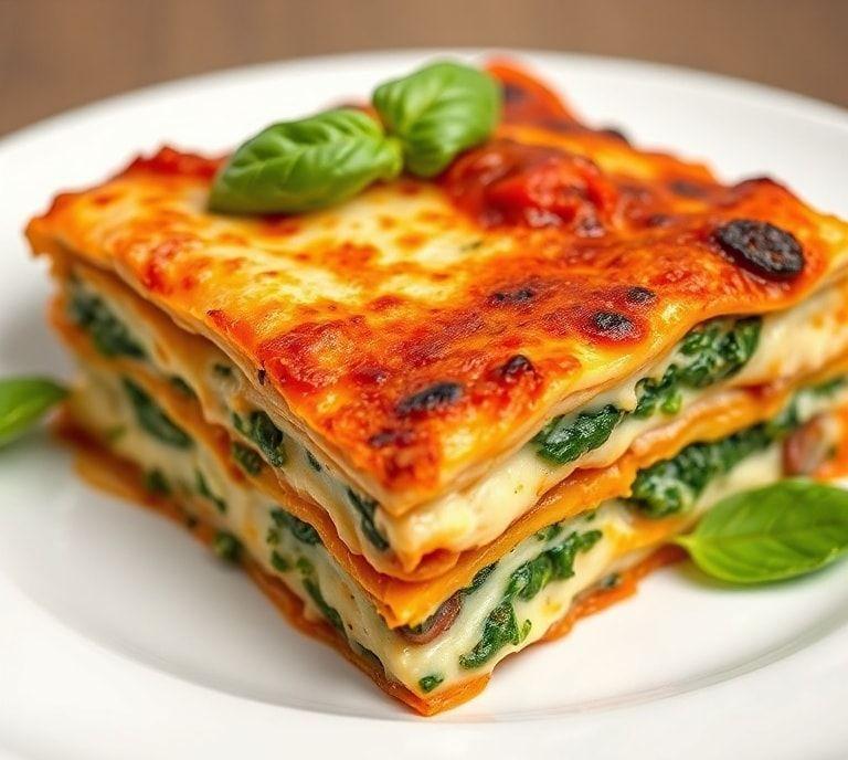 vegetarian lasagna spinach ricotta recipe