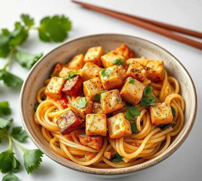 vegetarian pad thai with tofu recipe