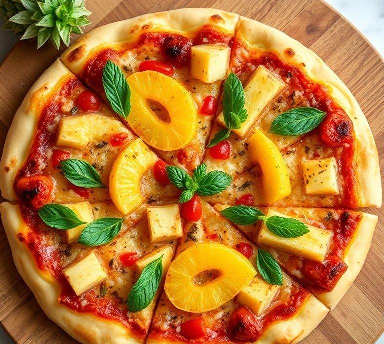 vegetarian pineapple pizza recipe