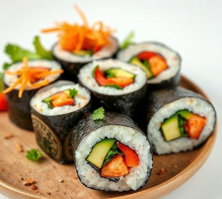 vegetarian sushi rolls recipe