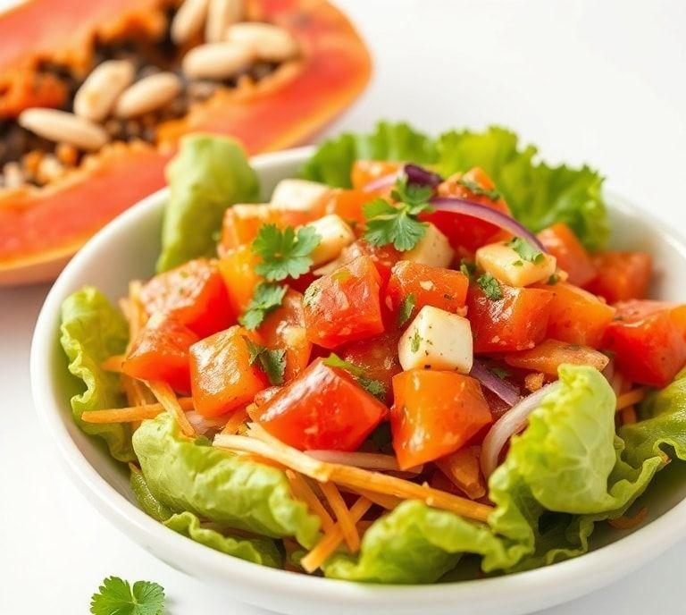 vegetarian thai papaya salad recipe